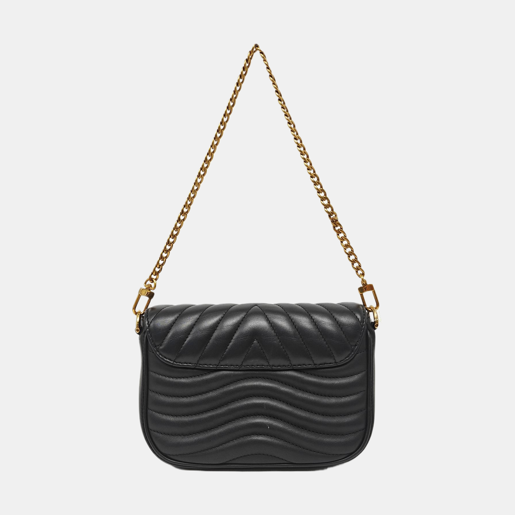 NEW WAVE Quilted Calfskin Black