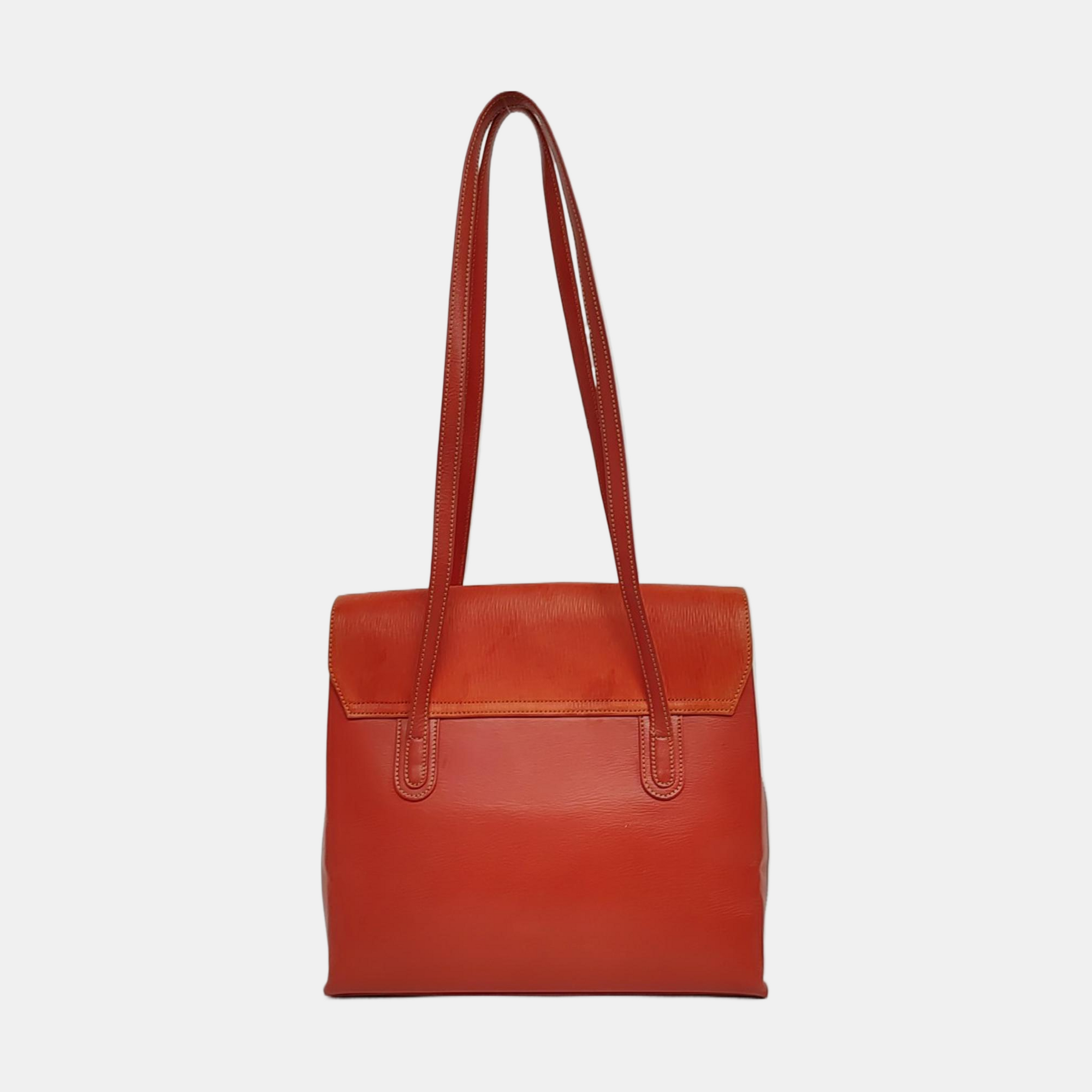 Calfskin Tote Bag Red