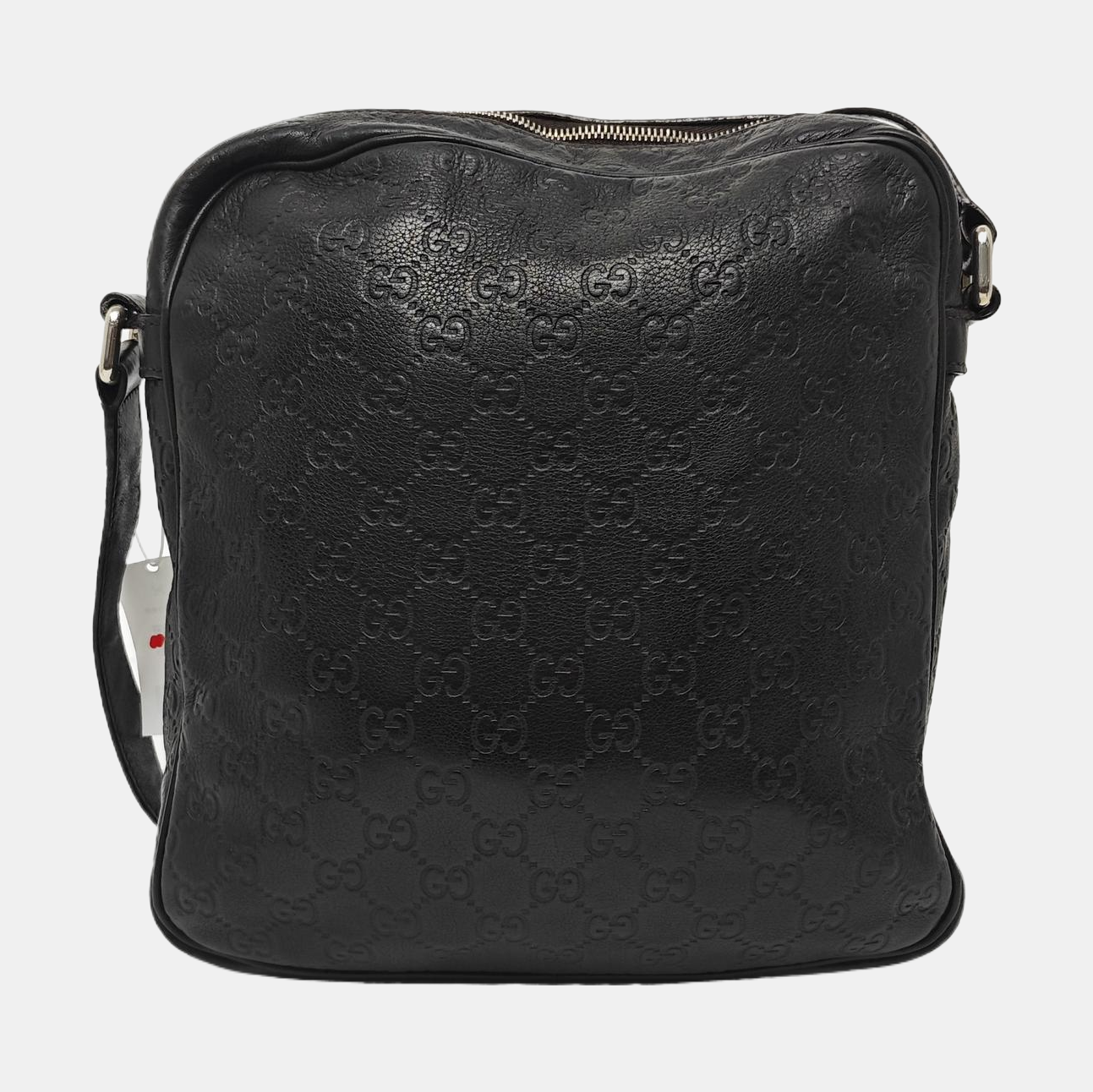 Monogram Calfskin Shoulder Bag Black