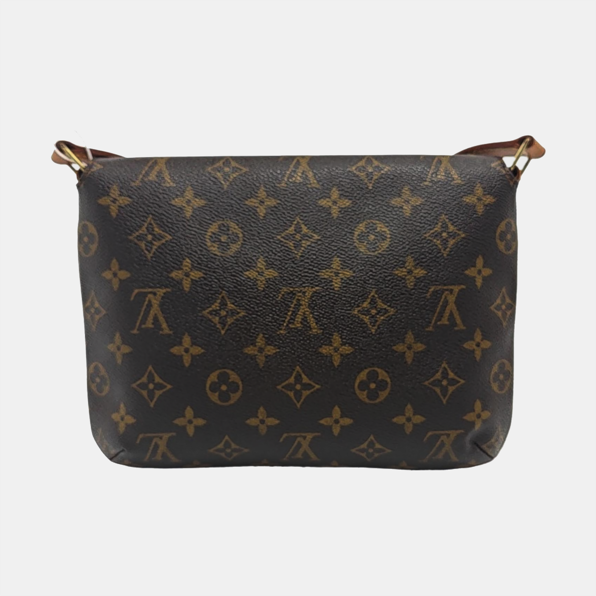 MUSETTE TANGO Monogram Coated Canvas Brown
