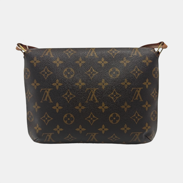 MUSETTE TANGO Monogram Coated Canvas Brown