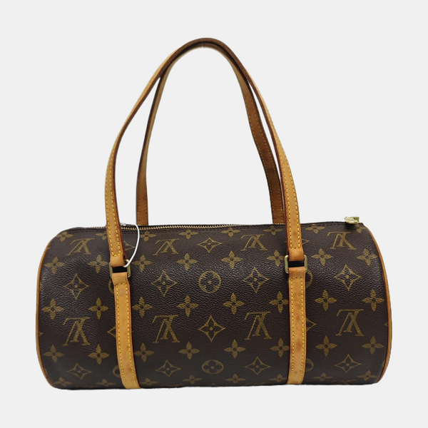 PAPILLON 30 Monogram Coated Canvas Brown