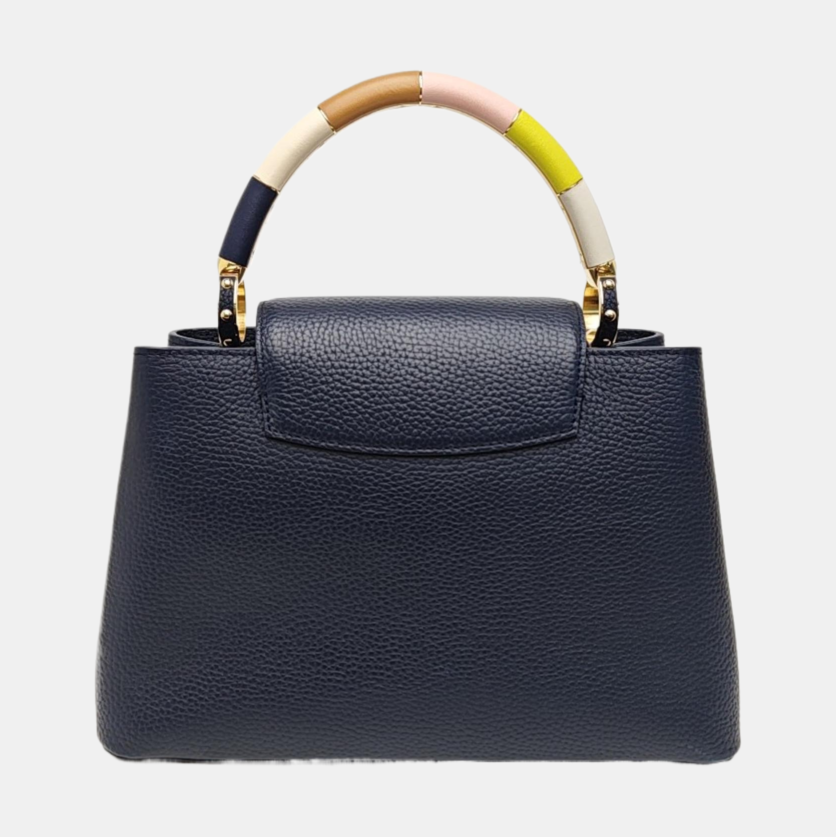 CAPUCINES MM Calfskin Blue