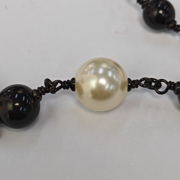 Metal Black Necklace