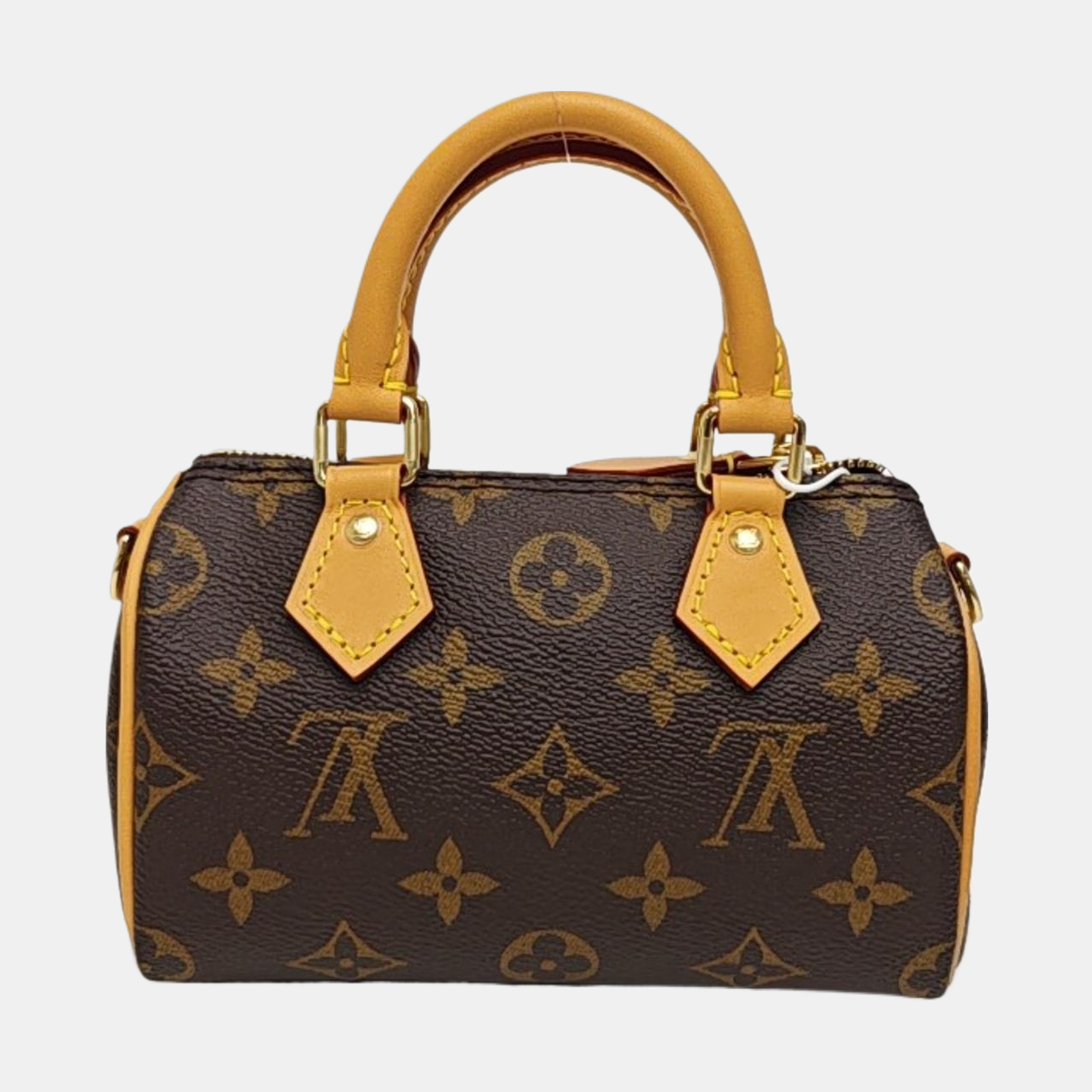 SPEEDY Nano Monogram Coated Canvas Brown
