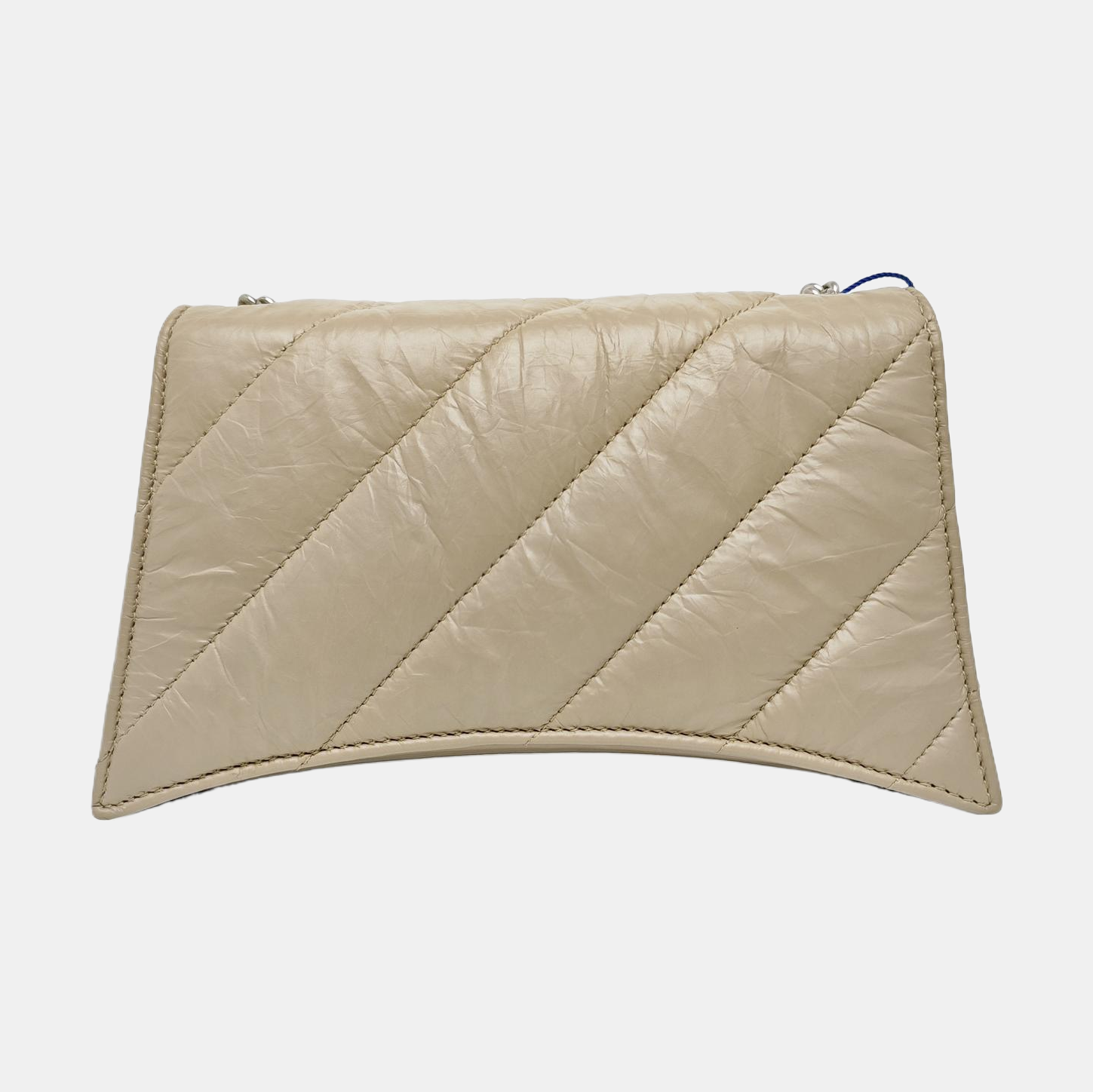 Crush Mini Quilted Calfskin Beige