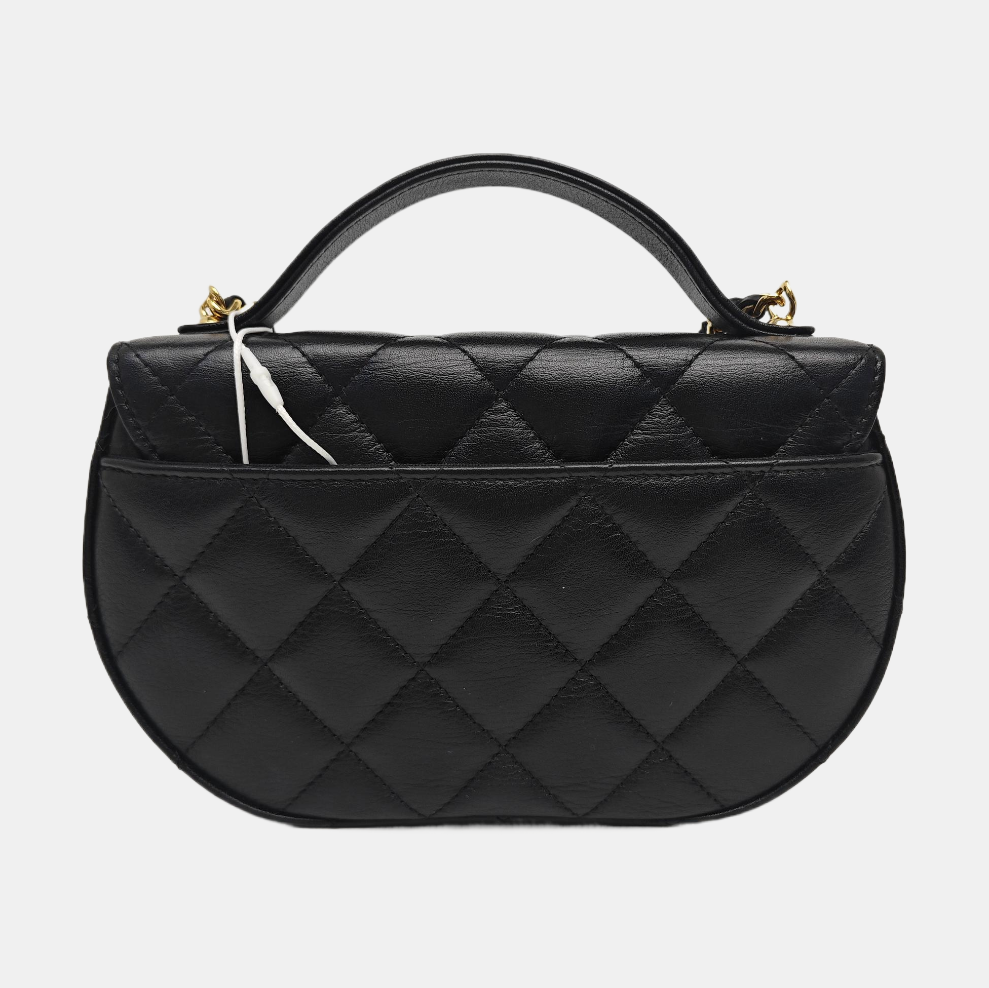 23A HOBO Quilted Calfskin Black