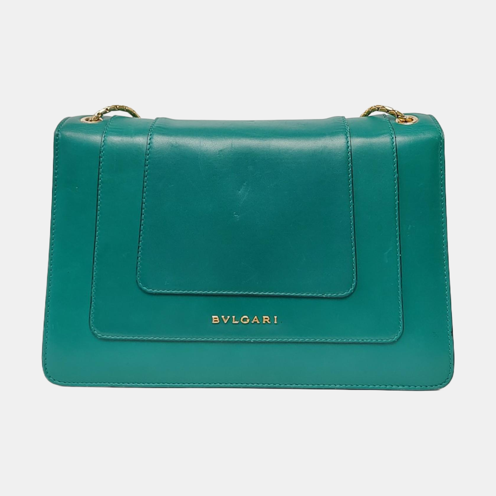 SERPENTI FOREVER Medium Calfskin Green
