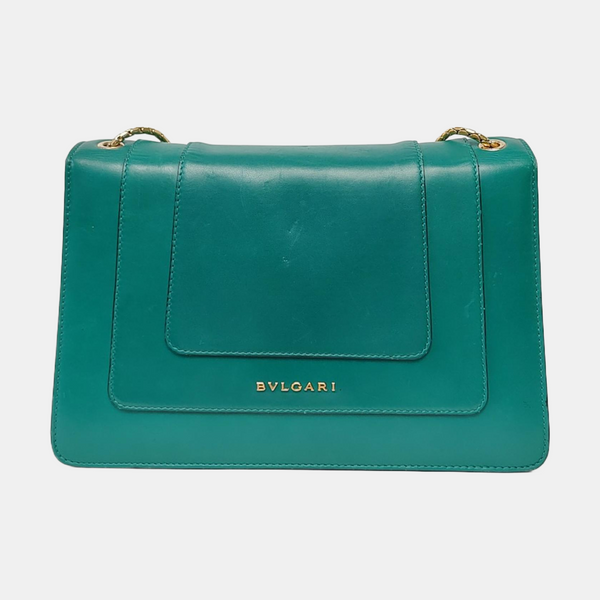 SERPENTI FOREVER Medium Calfskin Green