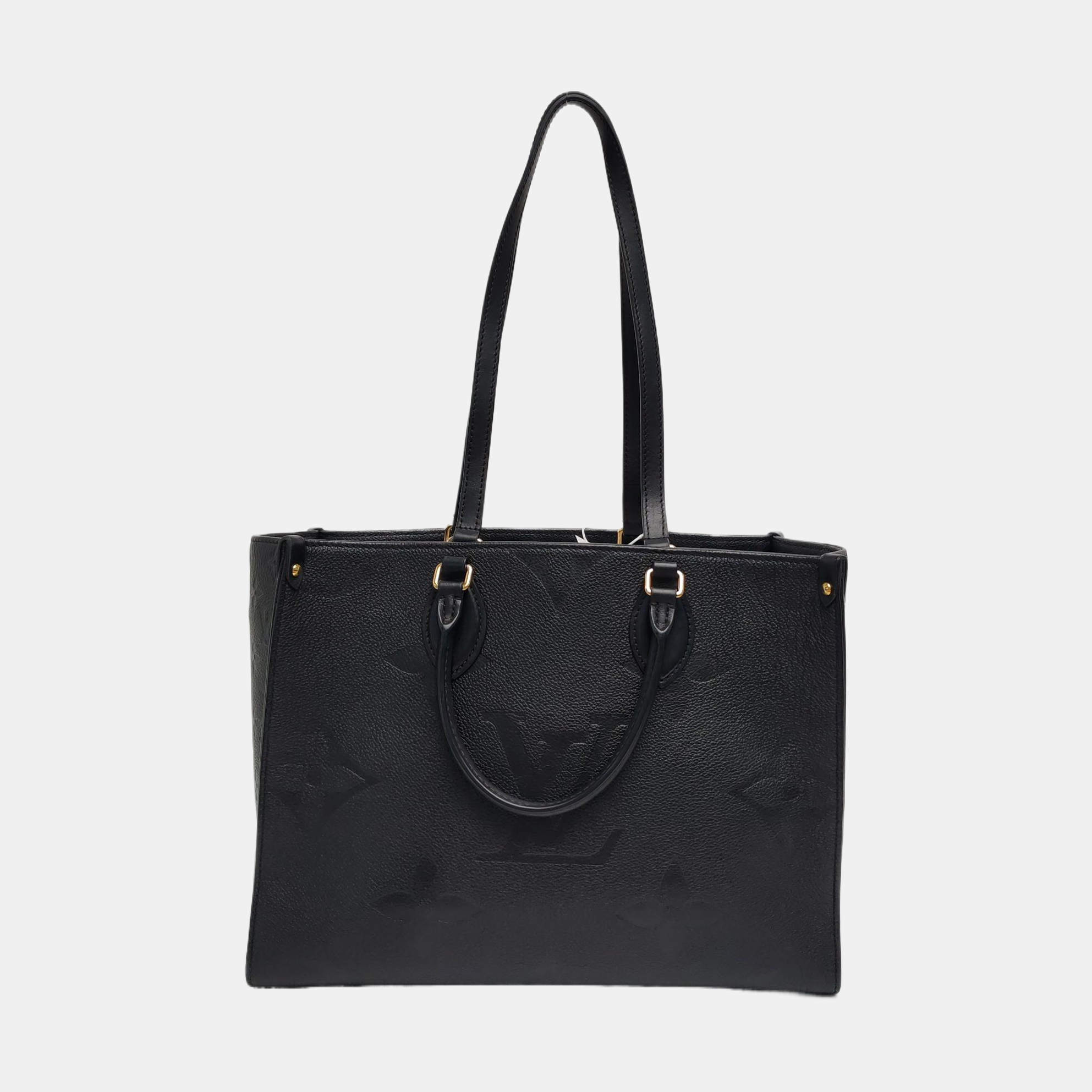 ONTHEGO MM Monogram Calfskin Black