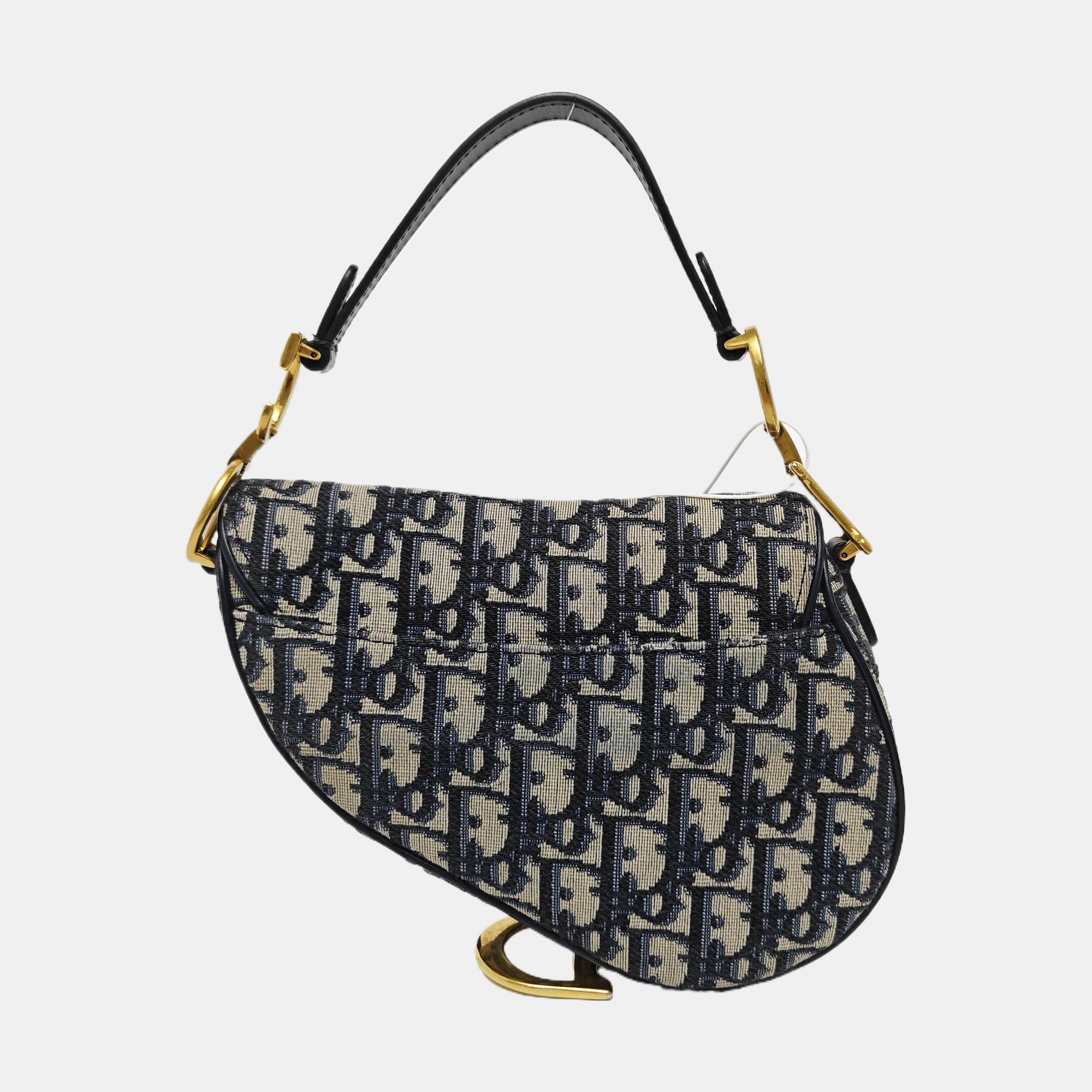 Saddle Mini Oblique Canvas Blue