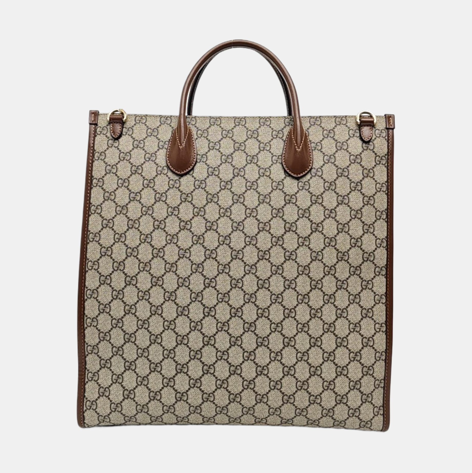 Retro Medium Monogram Coated Canvas Black