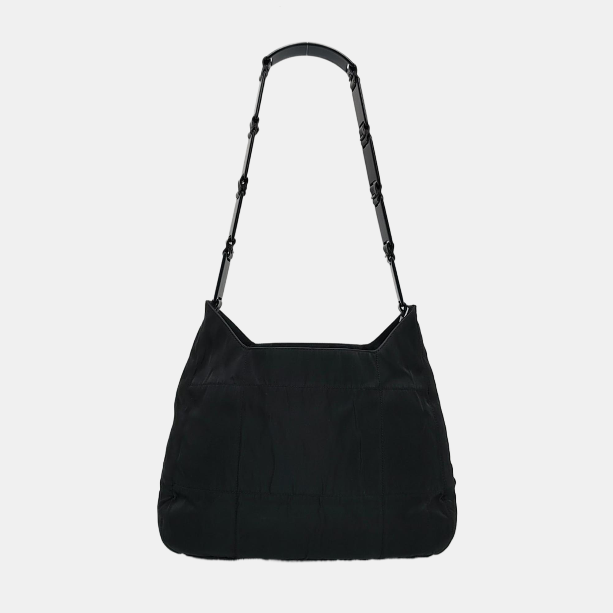 Nylon Shoulder Bag Black