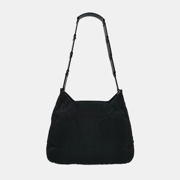 Nylon Shoulder Bag Black