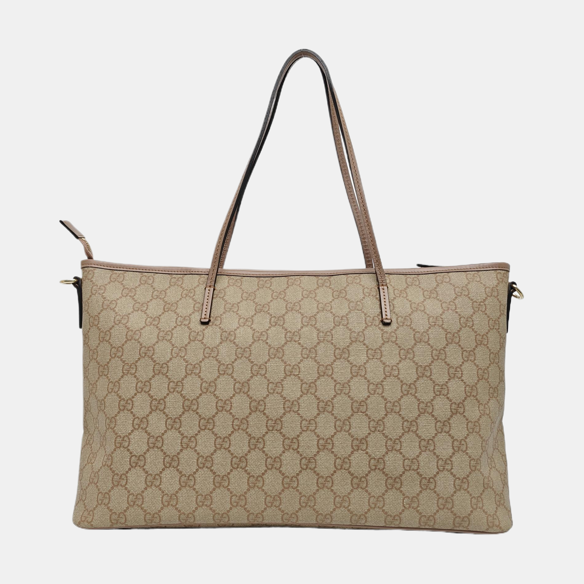 Monogram Coated Canvas Tote Bag Pink