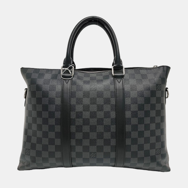 ANTON Damier Graphite Coated Canvas Gray
