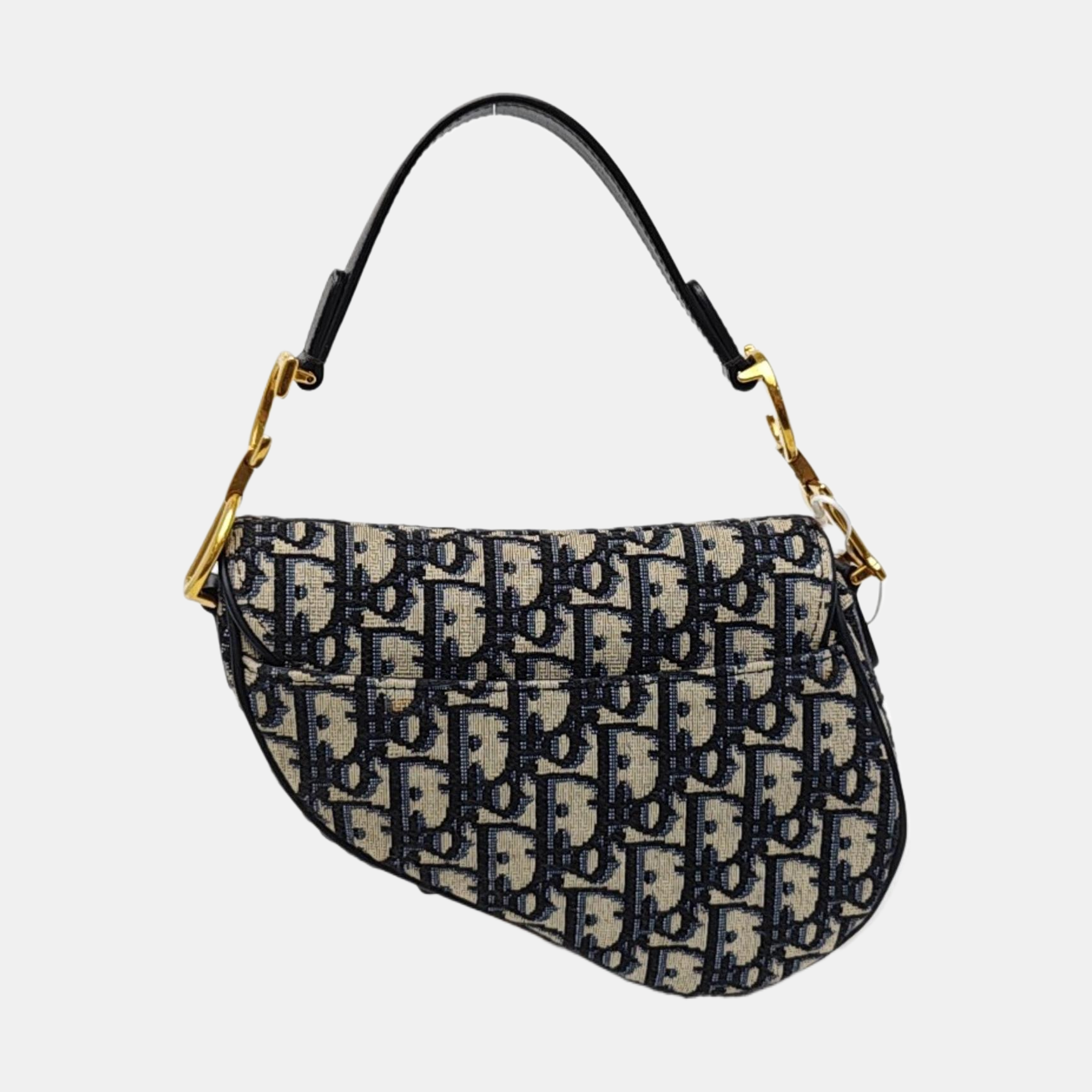 Saddle Mini Oblique Canvas Blue