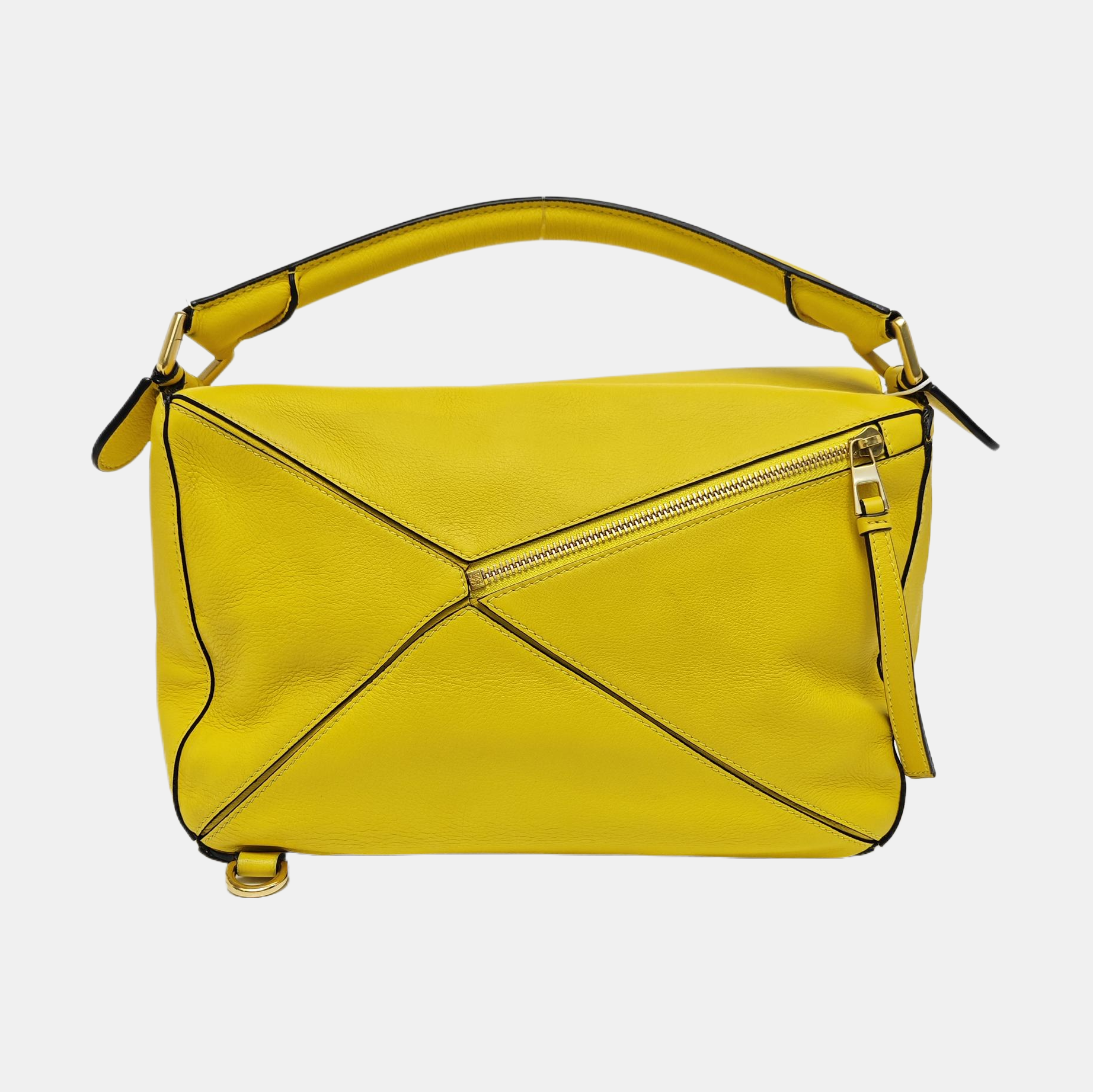 Puzzle Medium Calfskin Yellow