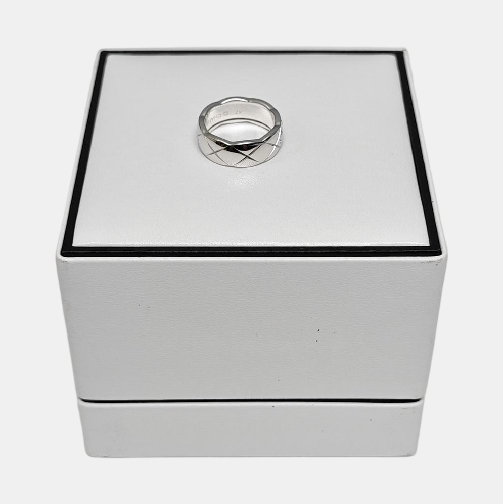 COCOCRUSH 18k White Gold Silver Ring EU 47