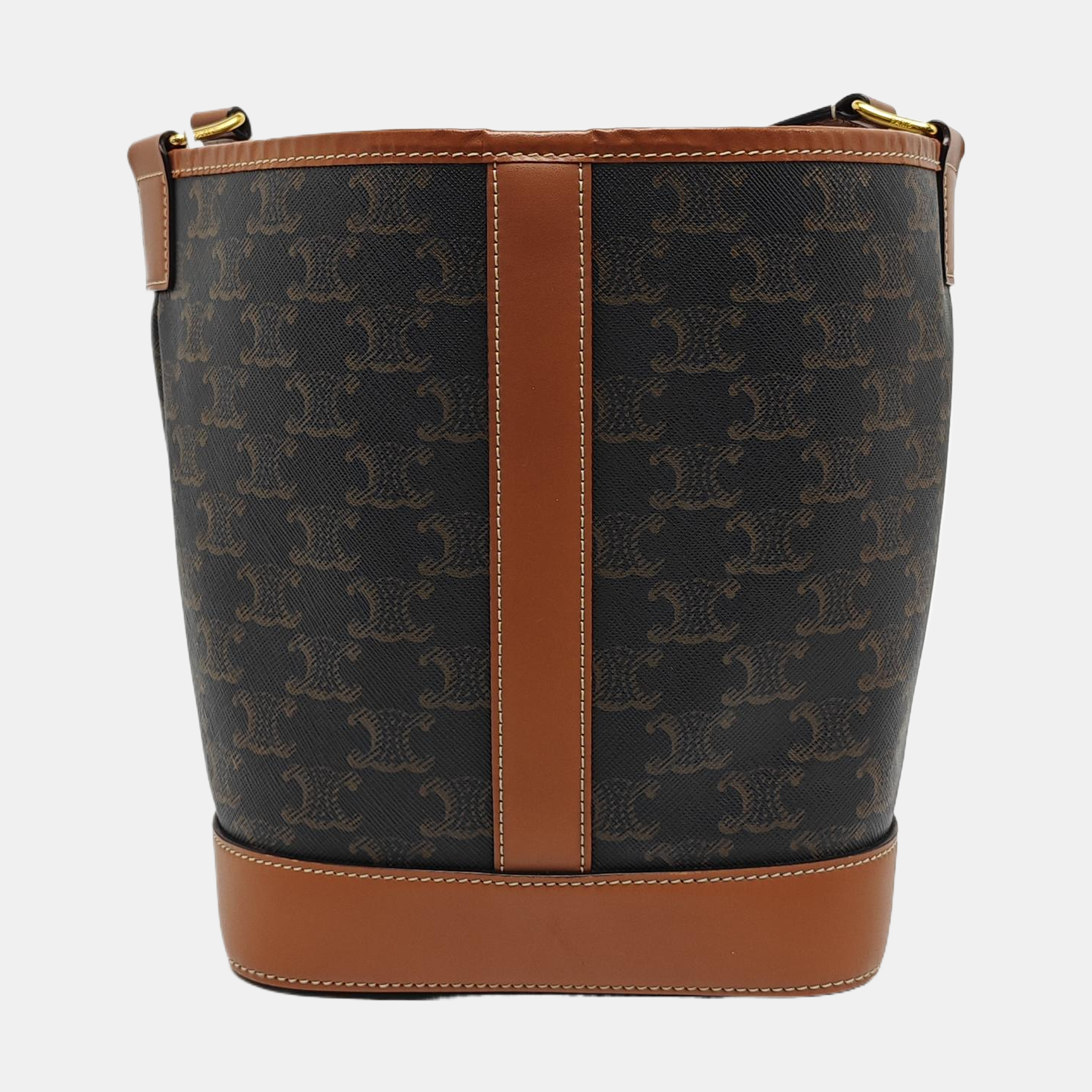 TRIOMPHE CANVAS Small Coated Canvas Brown