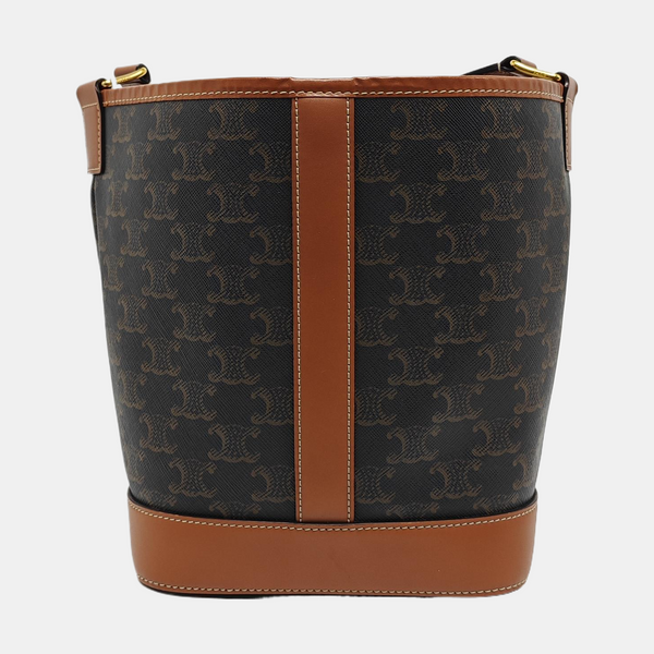 TRIOMPHE CANVAS Small Coated Canvas Brown