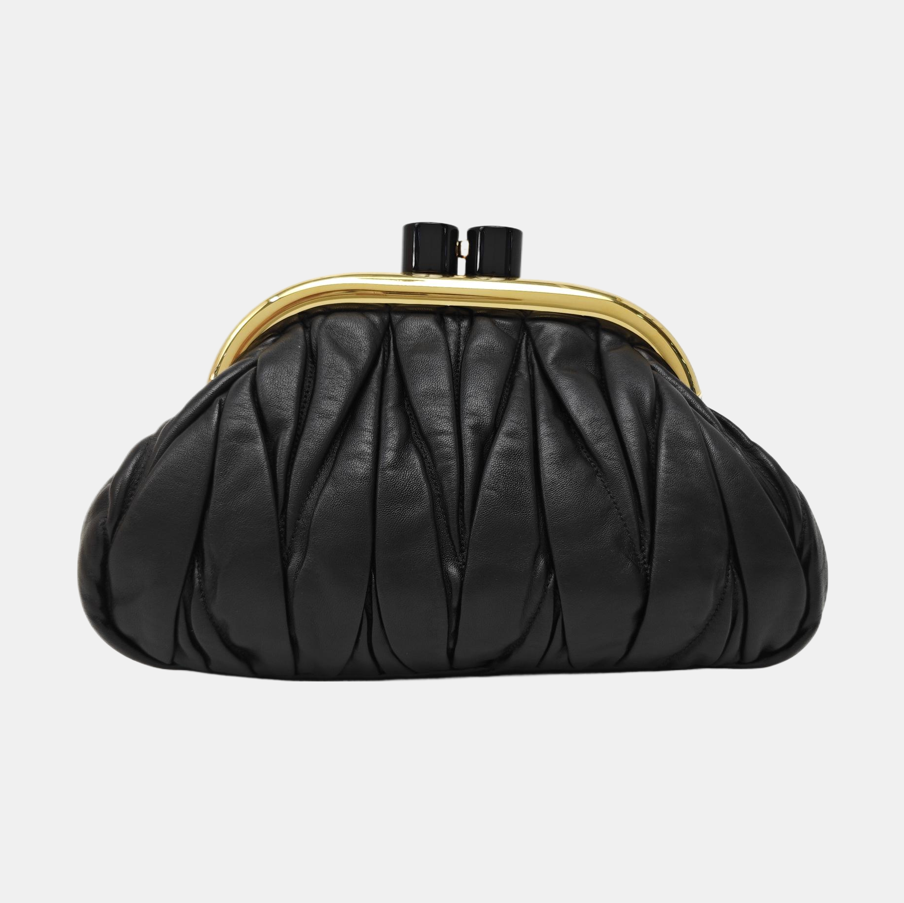 Miu Belle Lambskin Black