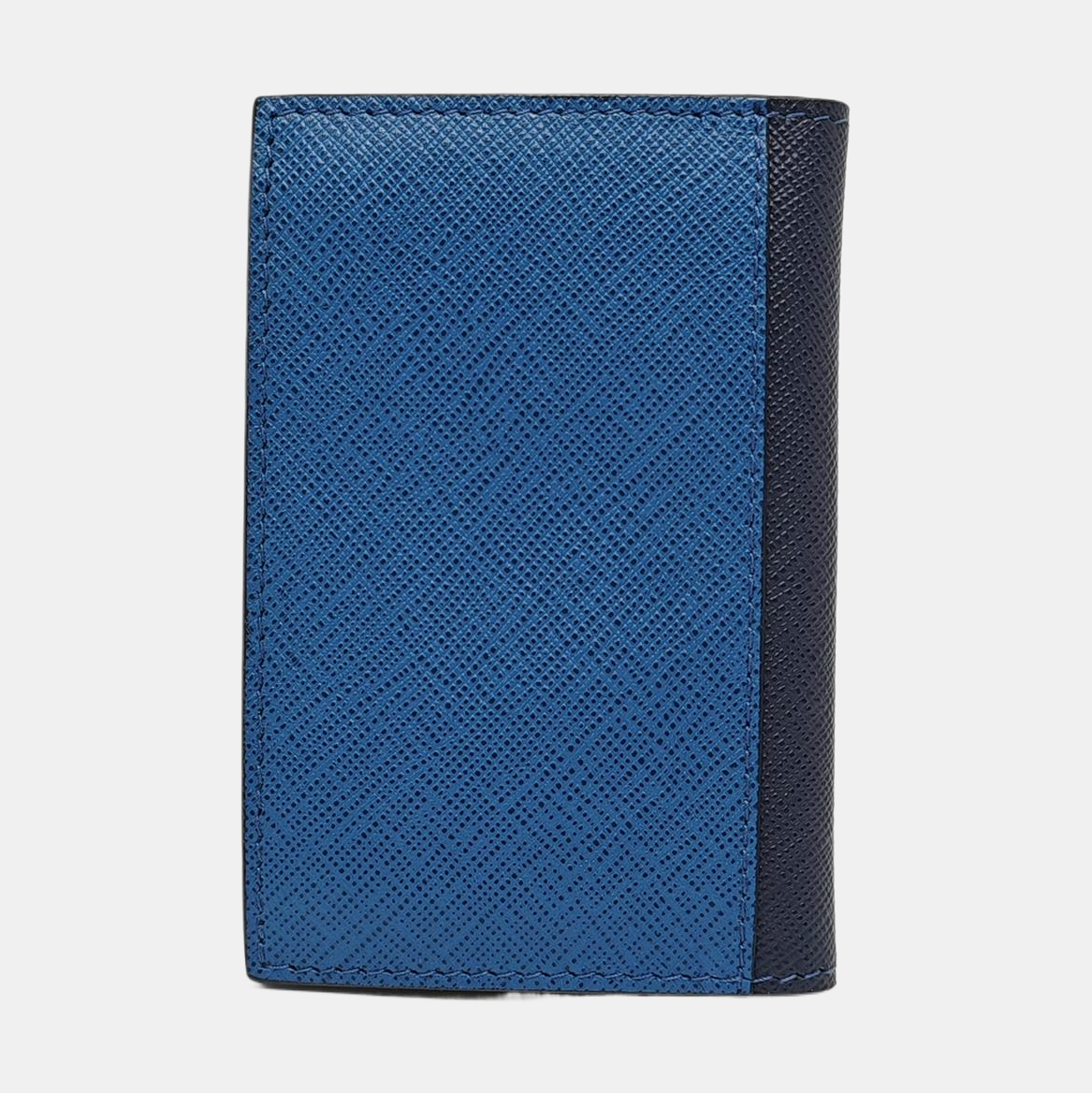 Calfskin Card Holder Blue