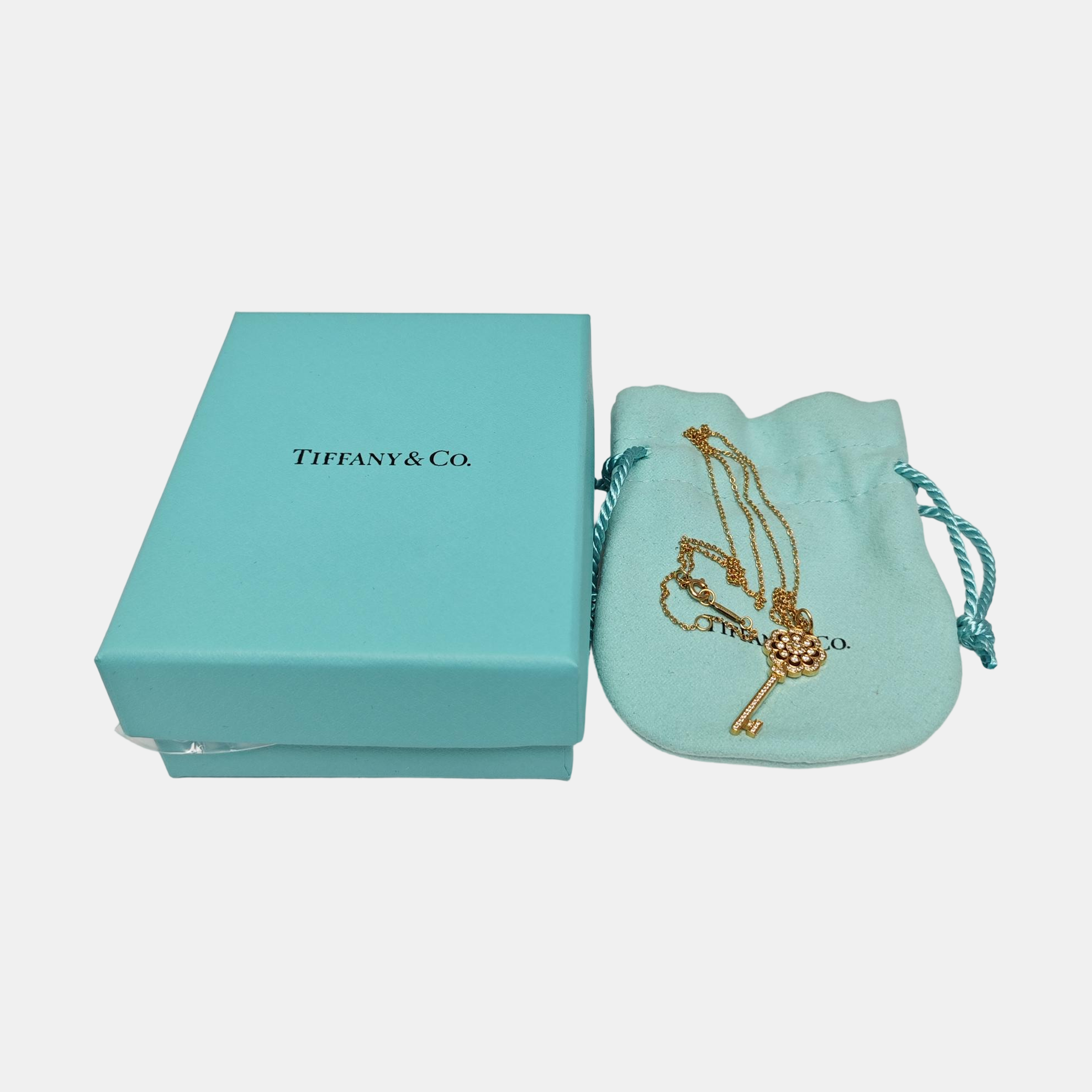 Tiffany Keys 18k Rose Gold Necklace
