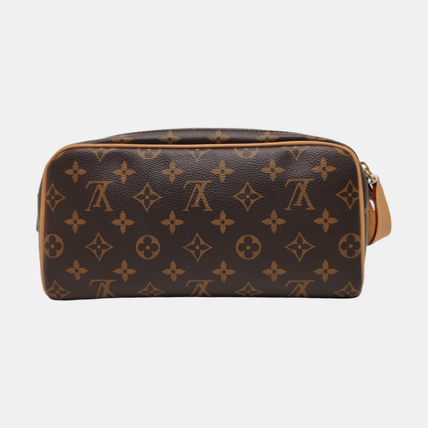 DOPP Monogram Coated Canvas Brown