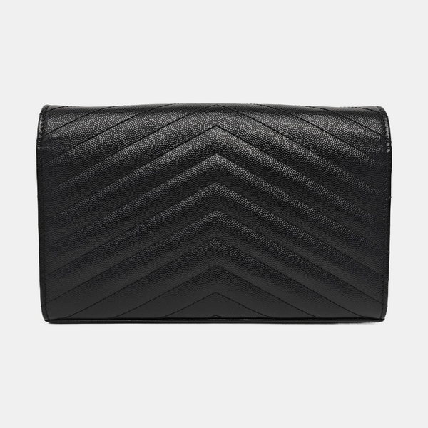 MONOGRAM Medium Chevron Calfskin Black
