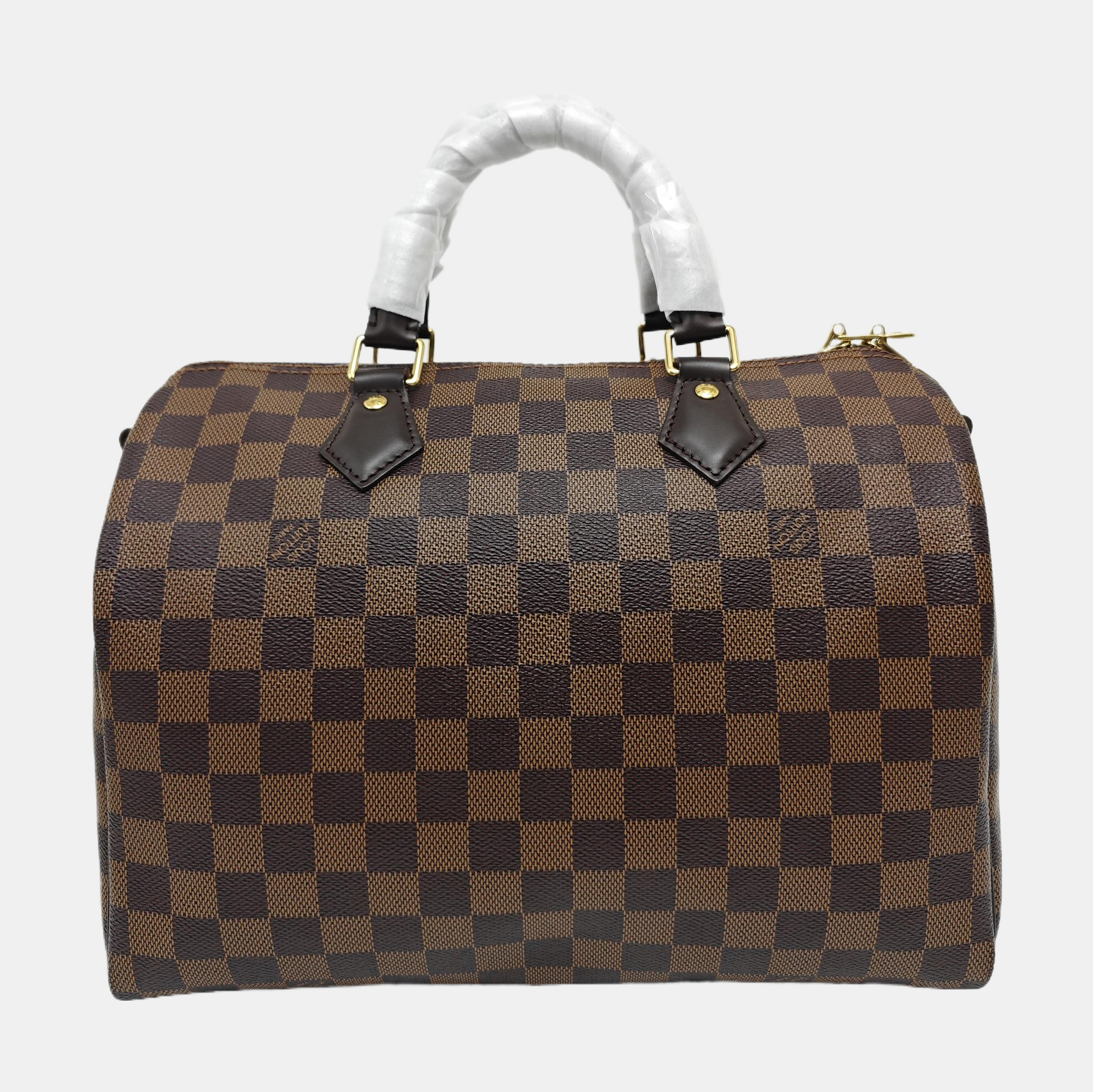 SPEEDY 30 Damier Ebene Coated Canvas Brown