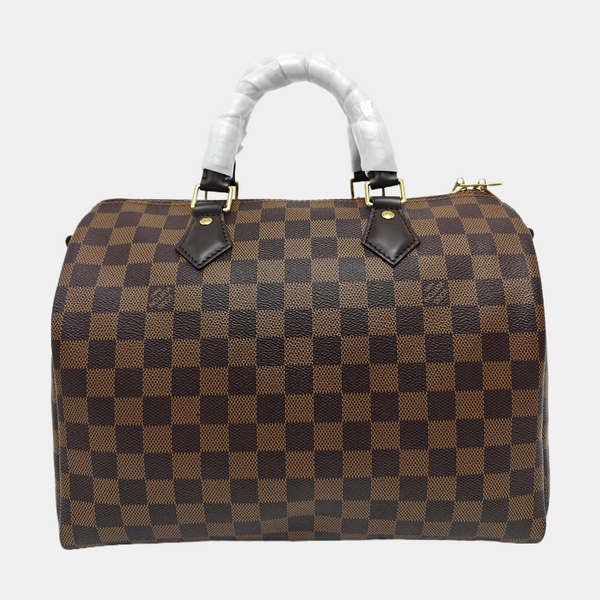 SPEEDY 30 Damier Ebene Coated Canvas Brown