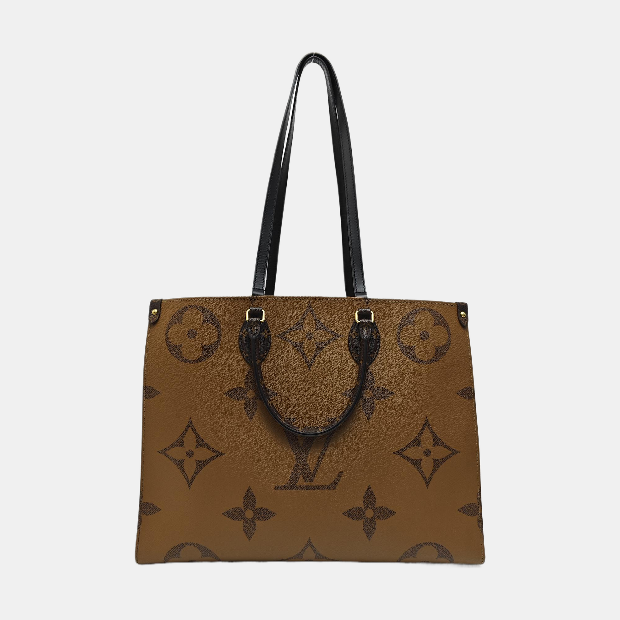 ONTHEGO GM Monogram Coated Canvas Brown