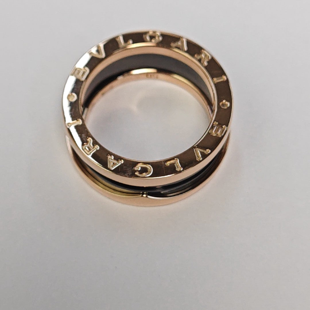 B.ZERO1 18k Rose Gold Ring EU 50
