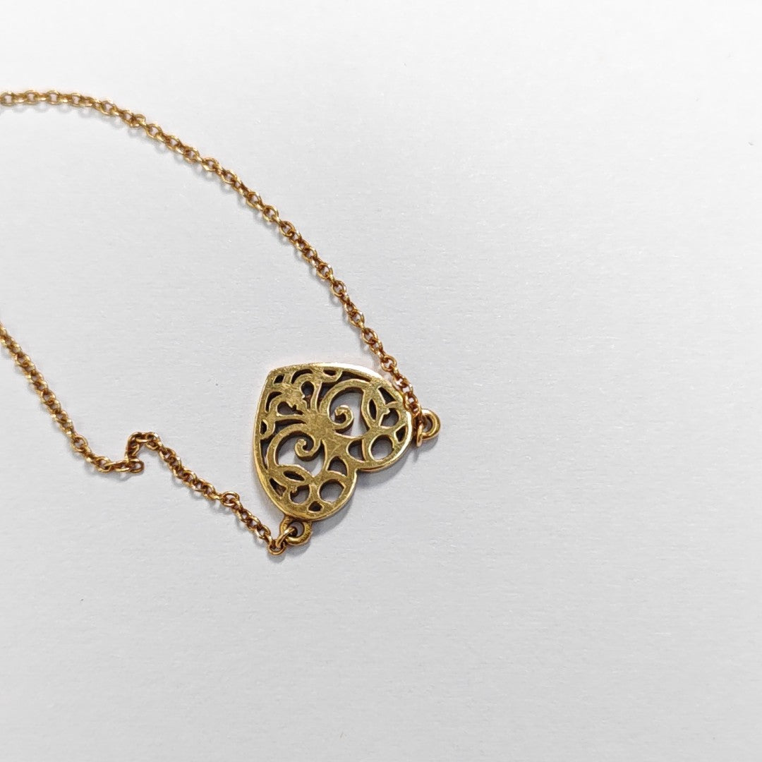 Tiffany Hearts 18k Gold Necklace