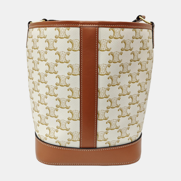 TRIOMPHE CANVAS Small Coated Canvas Beige