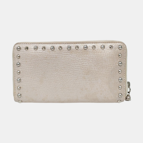 Calfskin Wallet Beige
