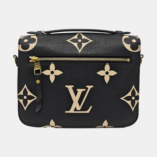 MÉTIS MM Monogram Calfskin Black
