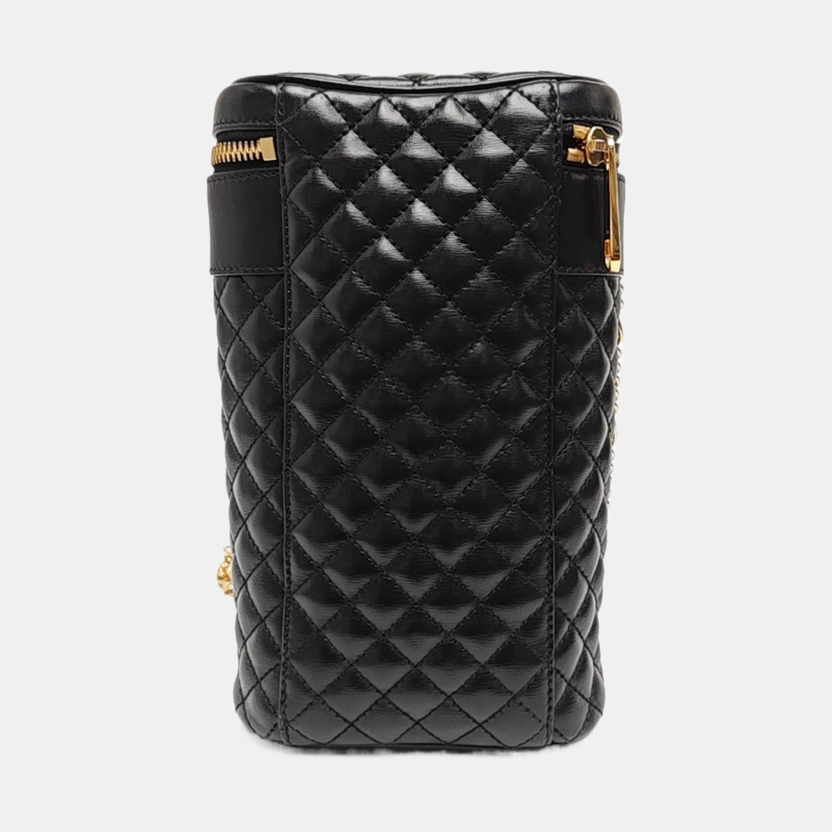 Zumi Quilted Calfskin Black