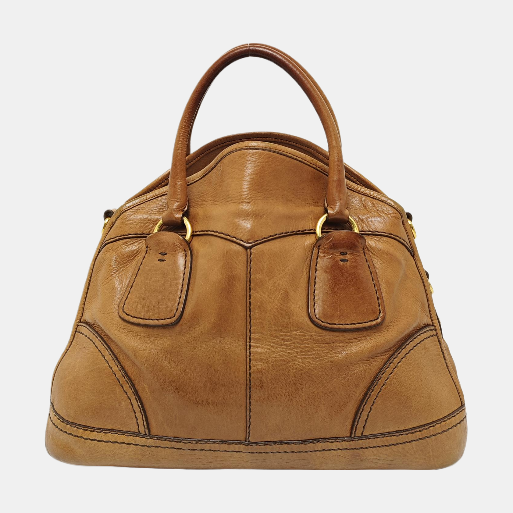 Calfskin Tote Bag Brown