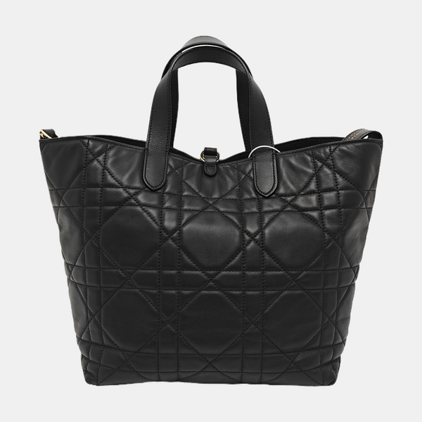 Toujours Medium Cannage Calfskin Black