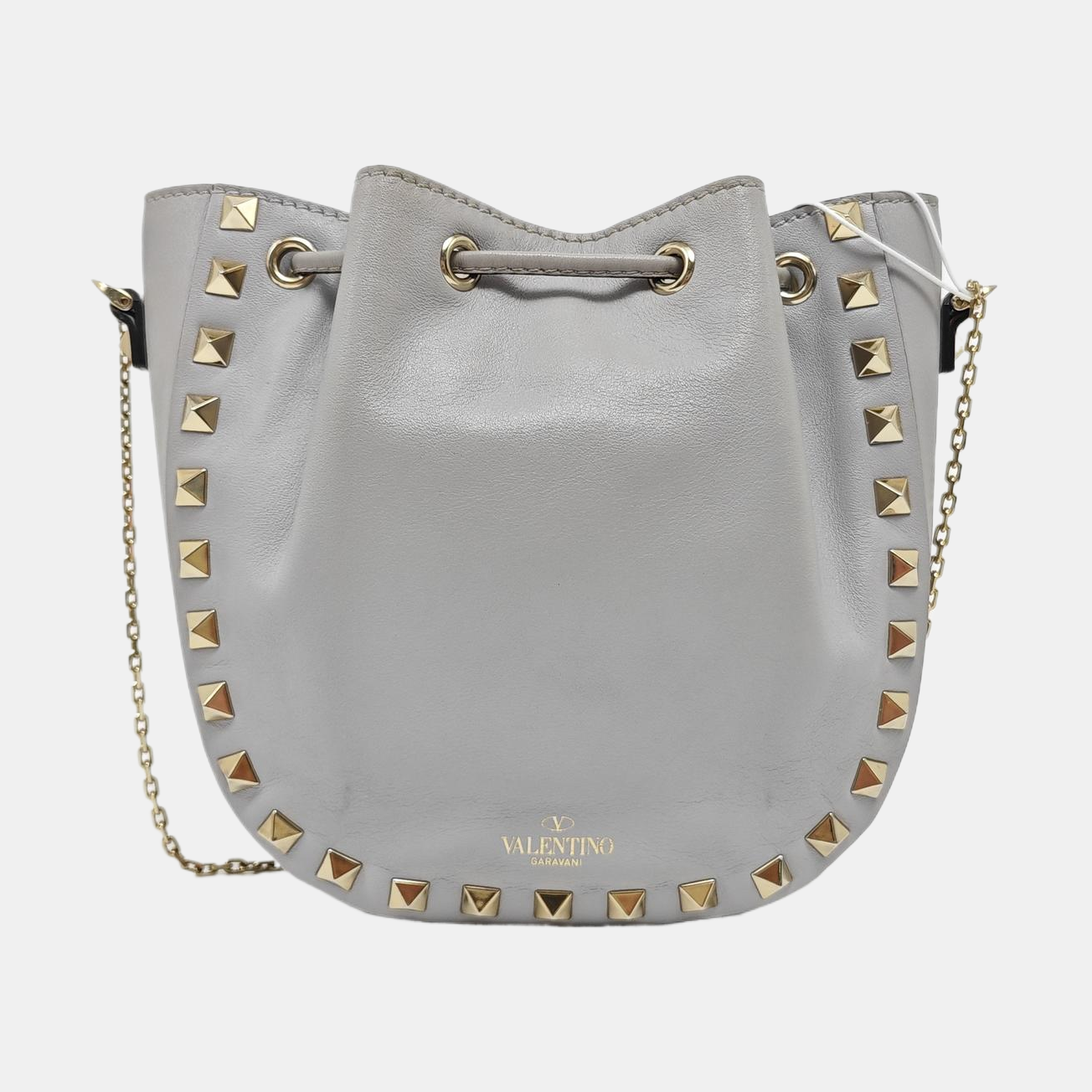 Calfskin Shoulder Bag Gray