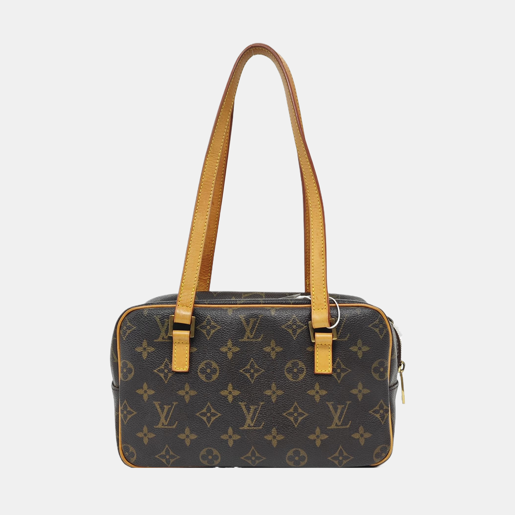 CITE MM Monogram Coated Canvas Brown