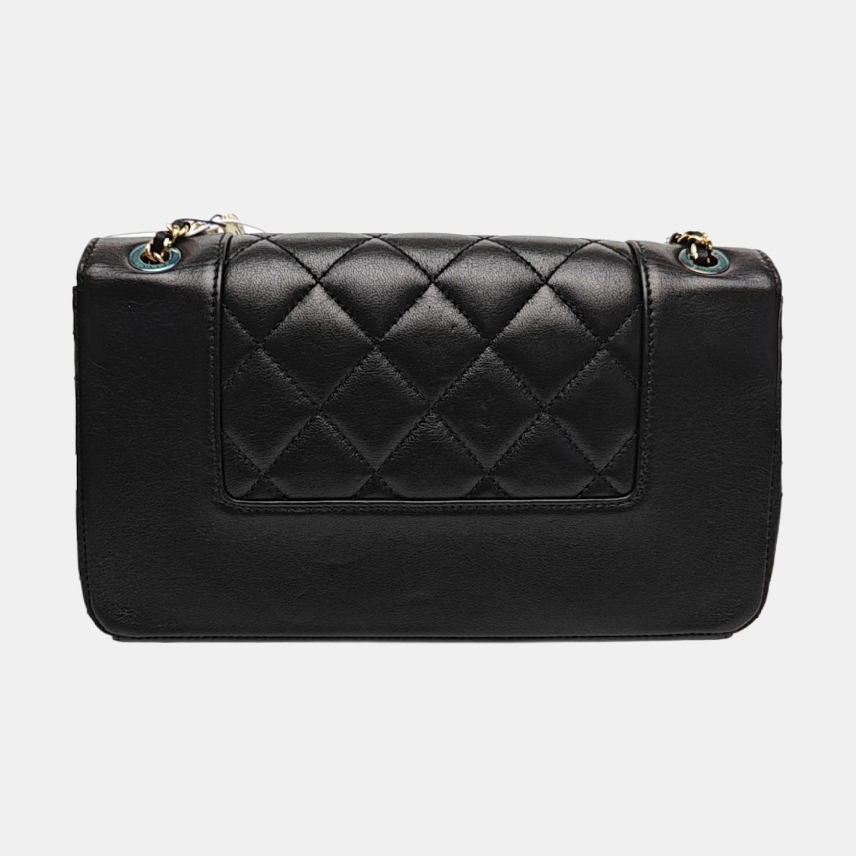 MADEMOISELLE Medium Quilted Lambskin Black
