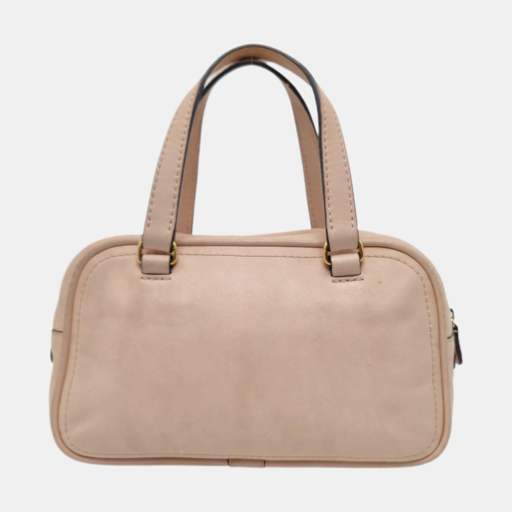 Calfskin Top Handle Bag Pink