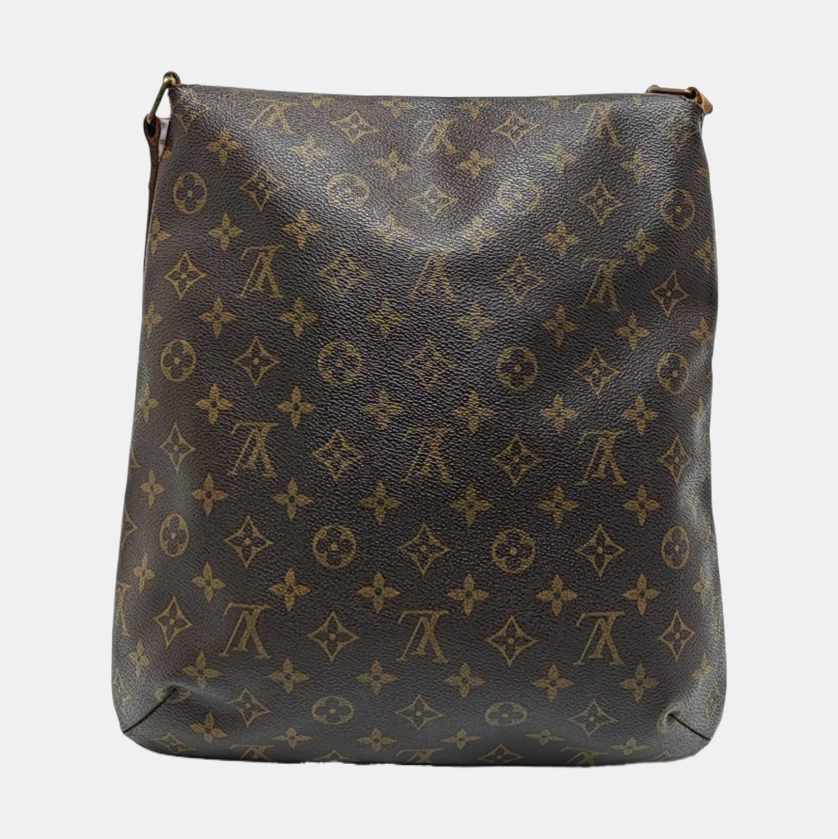 MUSETTE TANGO Monogram Coated Canvas Brown