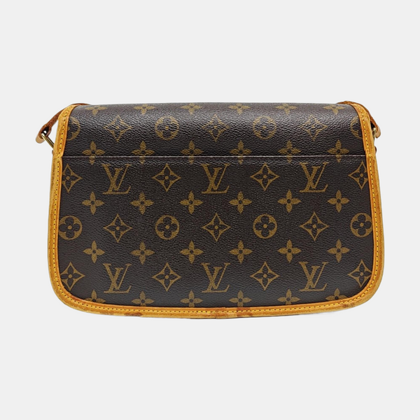 SOLOGNE PM Monogram Coated Canvas Brown