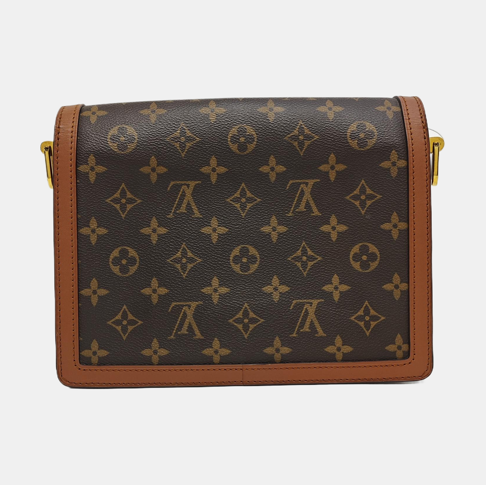 DAUPHINE MM Monogram Coated Canvas Brown