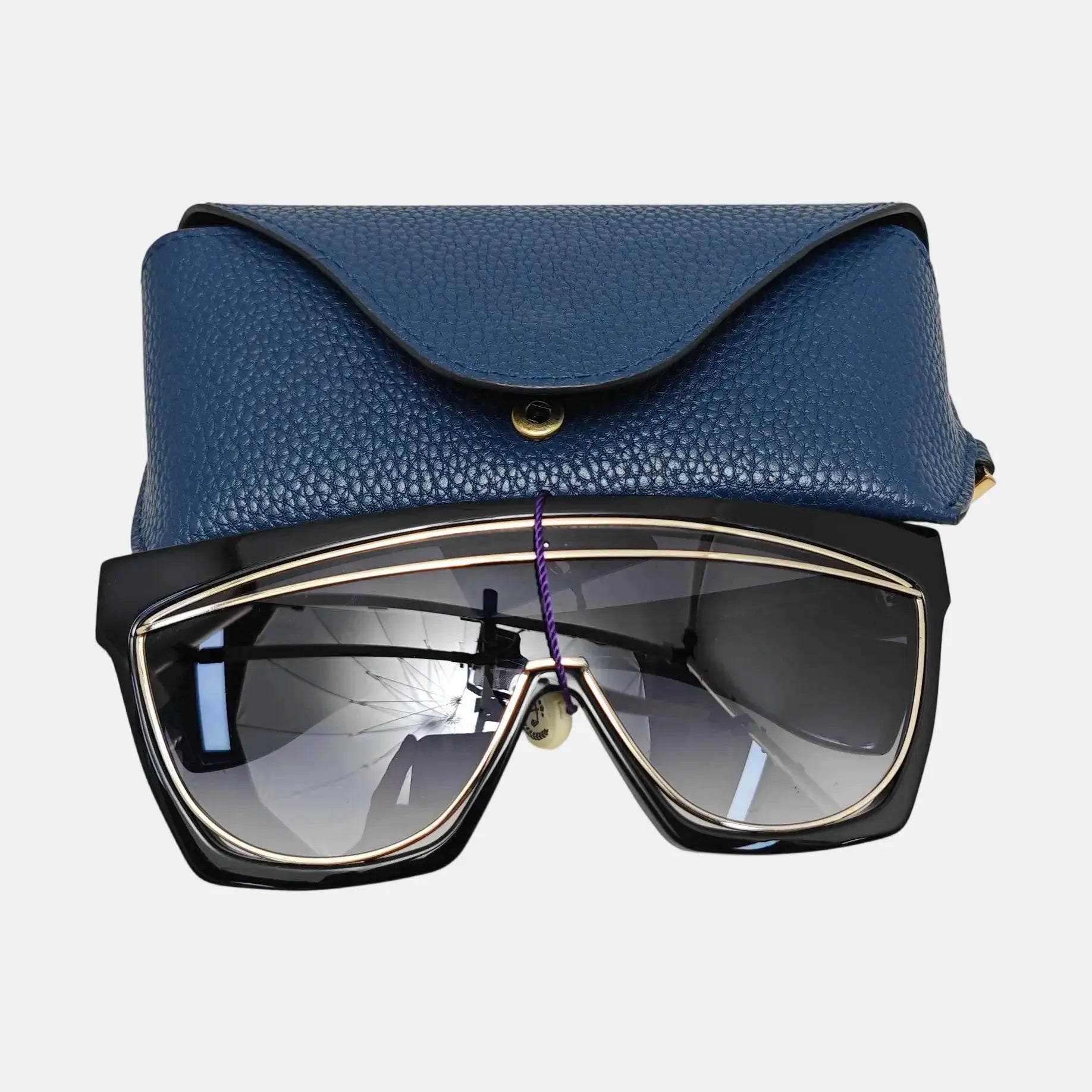 Synthetic Sunglasses Blue