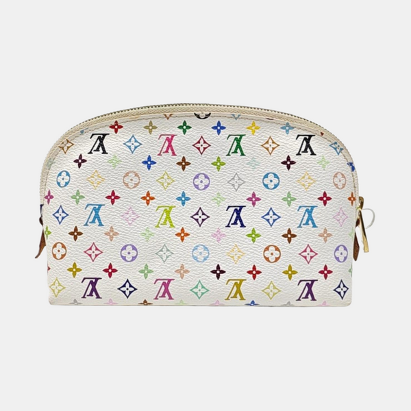 LV × TM COSMETIC PM Monogram Coated Canvas White